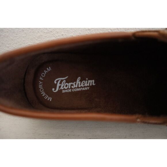 Florsheim 16564-257 Kids Sz 3M Saddle Tan Brown Jasper Venetian Jr. Loafers - Picture 9 of 12
